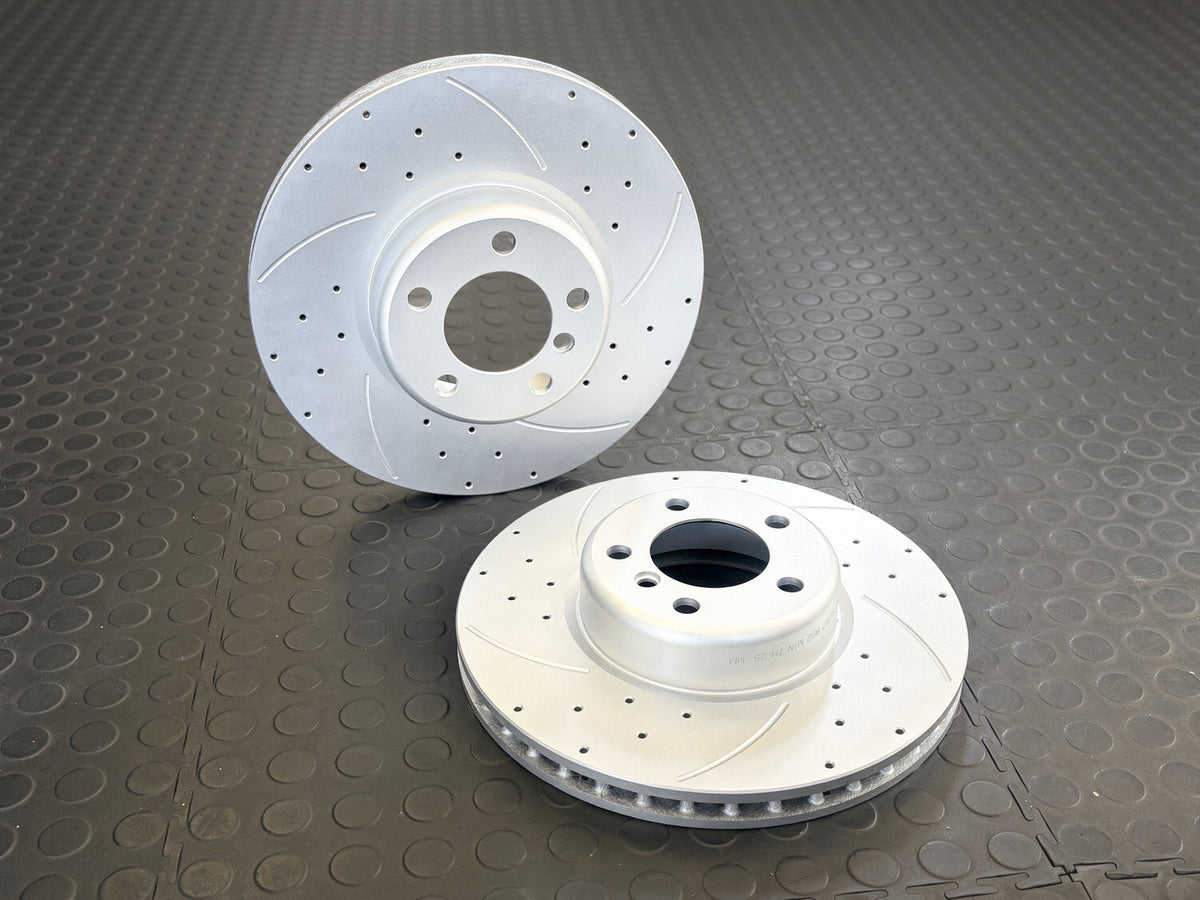 SET BMW F Series Drilled Front Brake Discs