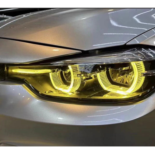BMW F30 LCI 3 SERIES CSL YELLOW HEADLIGHT DRL MODULE UPGRADE (2016 - 2018 LCI LED ONLY)
