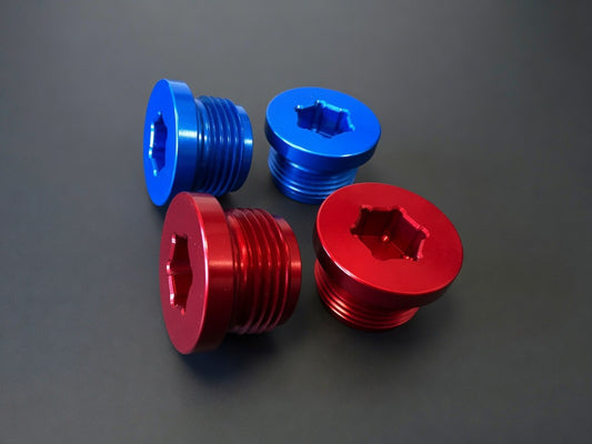 Billet Aluminium Oil Thermostat Housing Plugs N54 N55 S55 M2 M3 M4