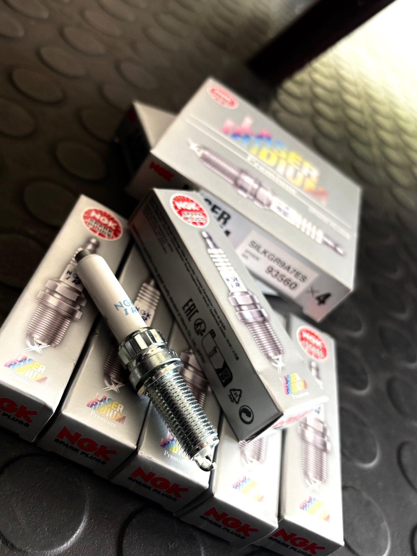 Gapped 1 Step Colder B58 NGK Spark Plugs (EACH)
