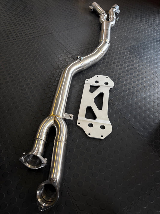 G80/G82 M3/M4 Bolt-on Single Midpipe (S58)