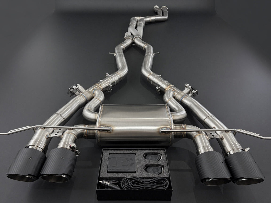 BMW G80 G82 Full Z Pipe Equal Length Valvetronic Exhaust S58