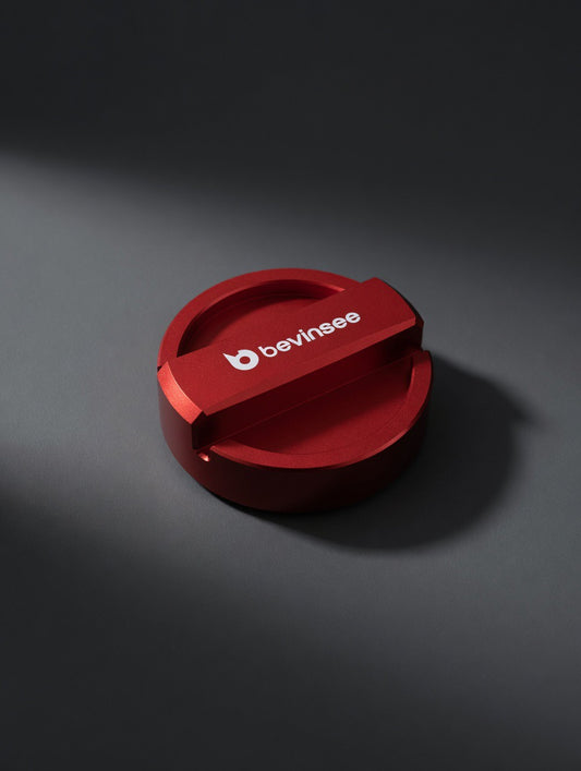 Upgraded Aluminium Oil Filler Cap - Bevinsee (Red)