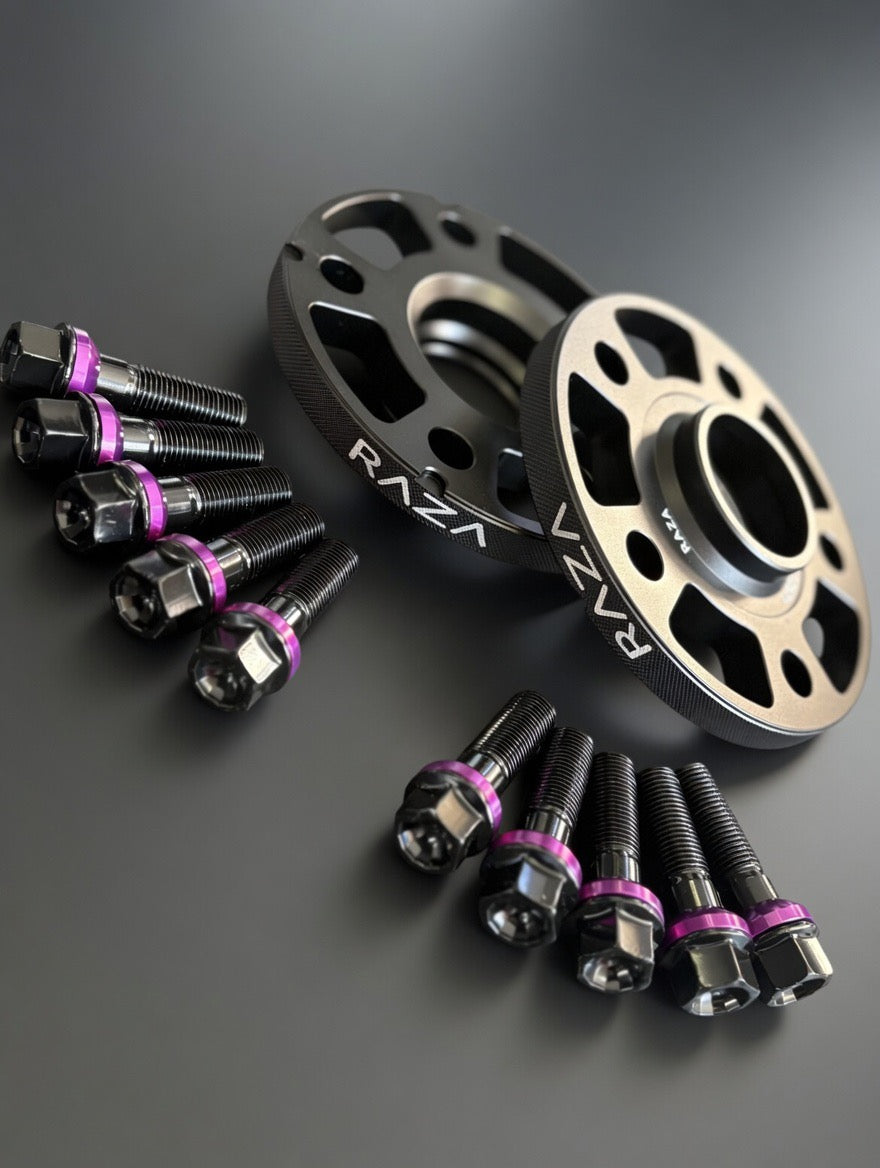 Premium VW Audi Wheel Spacers - 10mm 15mm (WITH BOLTS)